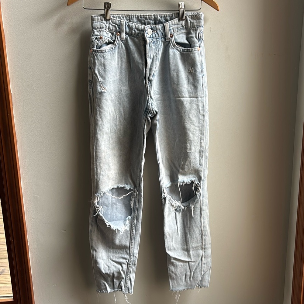 & Denim Boyfriend Low Waist Jeans